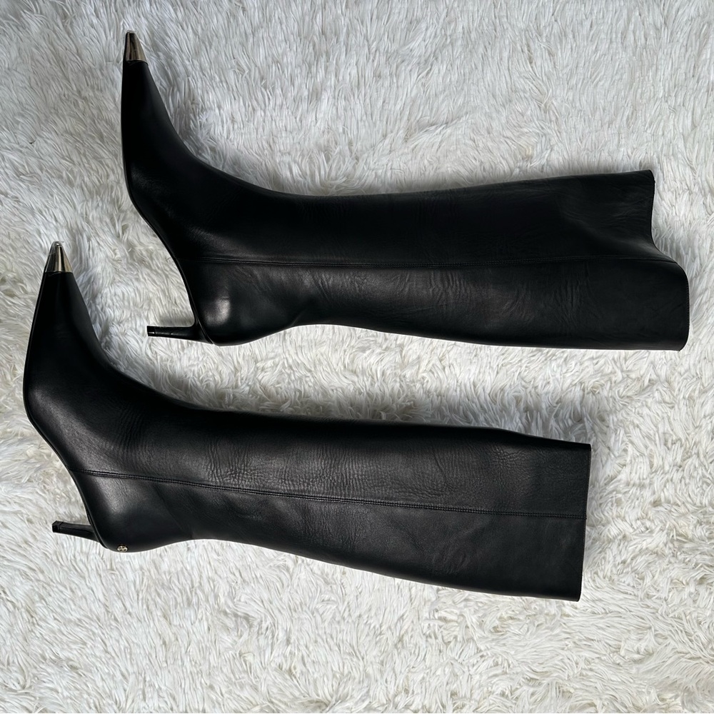 Anine Bing Tall Nina Boots with Metal Toe Cap 38 - Picture 6 of 10